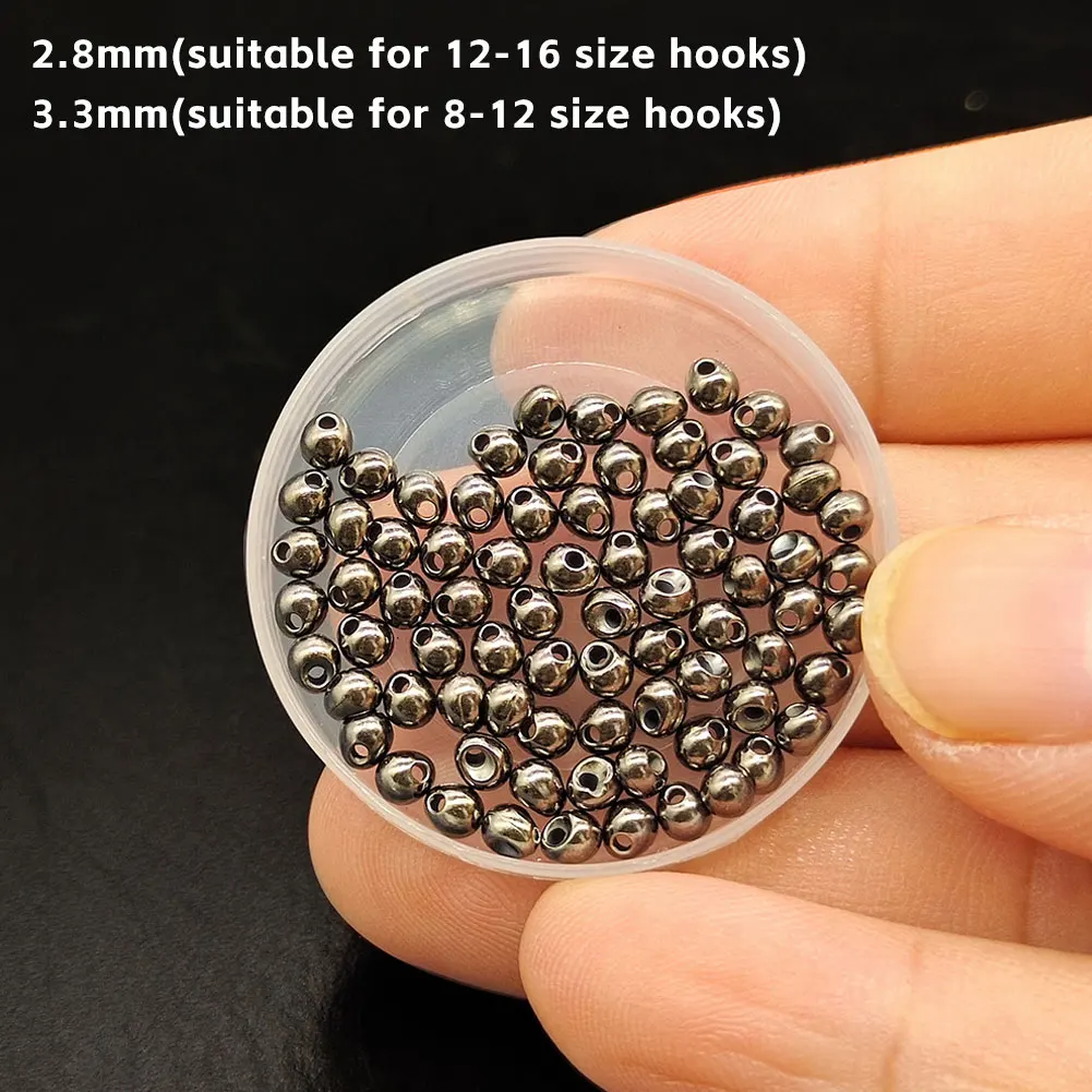 Outdoor Sports Store - 10 adet 2.8/3.3mm Oluklu Tungsten Boncuklar