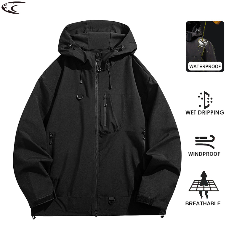 Outdoor Sport Jacket Men - LNGXO Unisex Su Geçirmez Rüzgarlık Açık