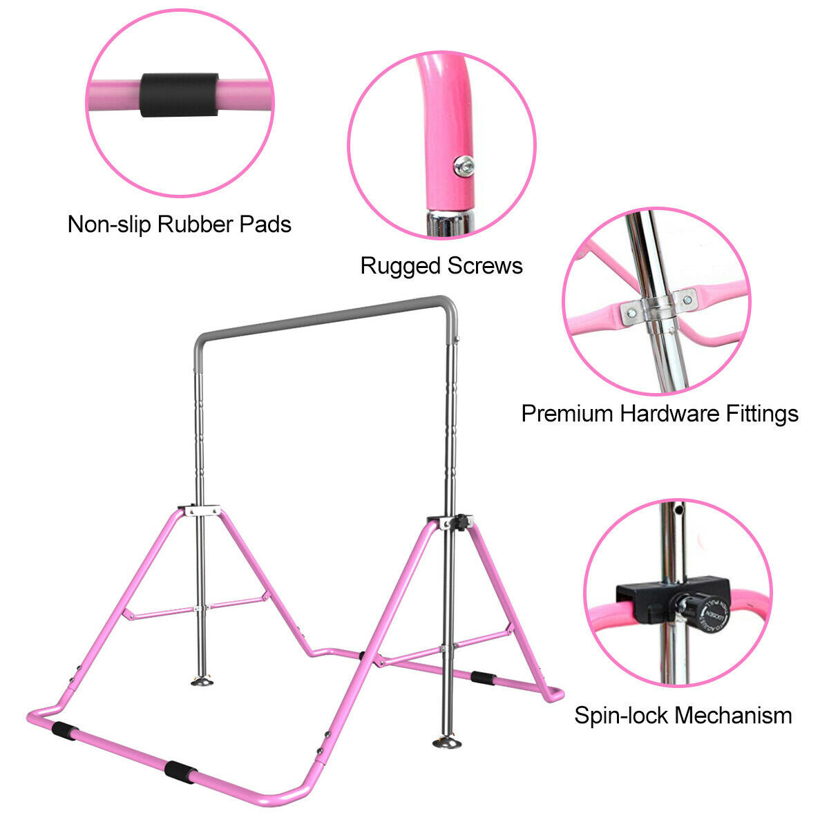 Ayarlanabilir 130cm Çocuklar İ - Gymnastic Bar Home incelemesi ve fiyatı